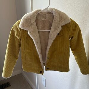 Mustard yellow corduroy jacket